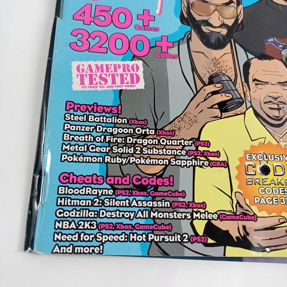Code Vault Grand Theft Auto Vice City Magazine Jan/Feb 03 GTA *MINOR WEAR